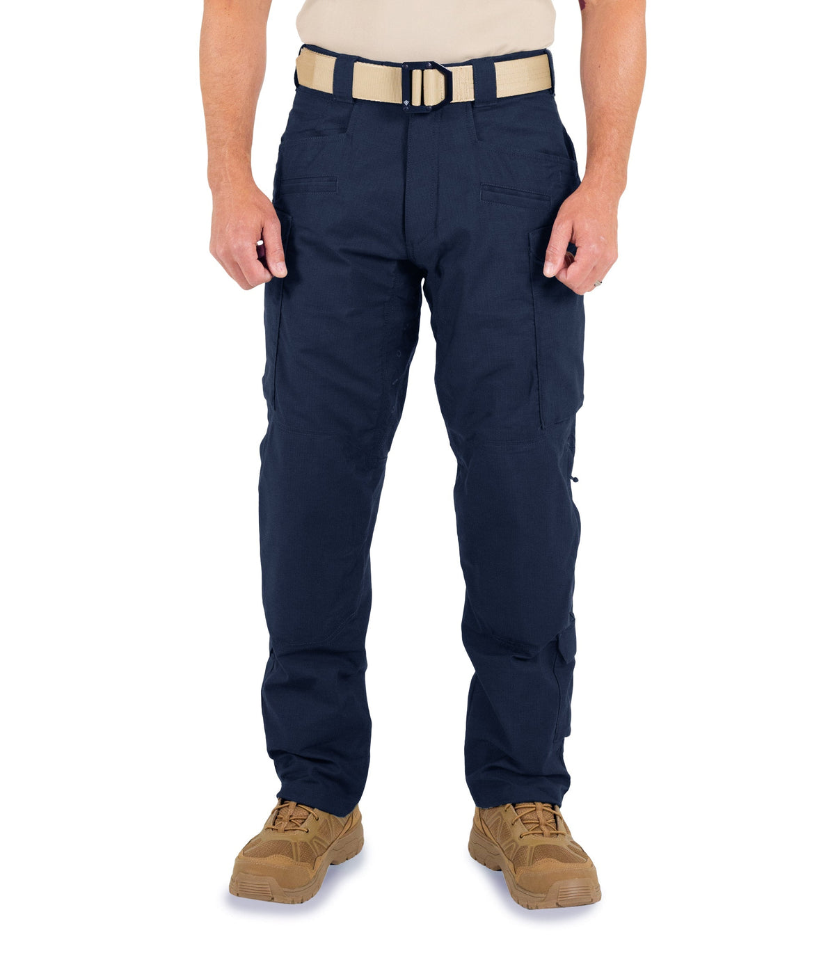 Front of Men's Defender Pants in Midnight Navy |color_midnight navy