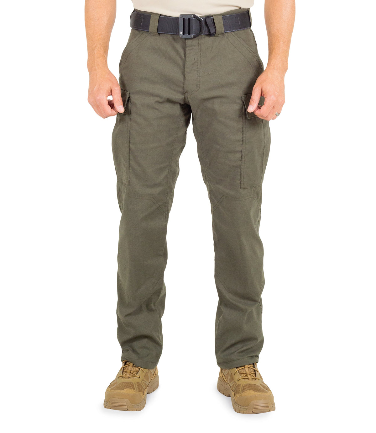 Front of Men's V2 BDU Pant in OD Green |color_od green