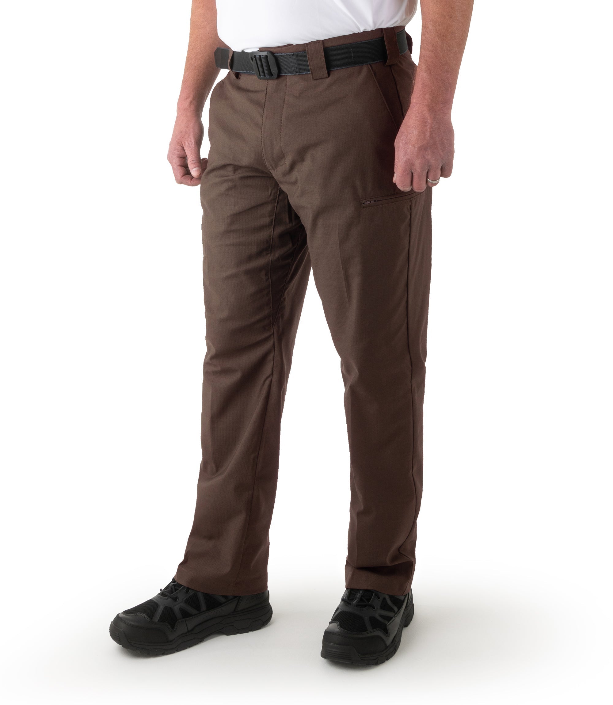 Side of Men's V2 Pro Duty 6 Pocket Pant in Kodiak Brown |color_kodiak brown