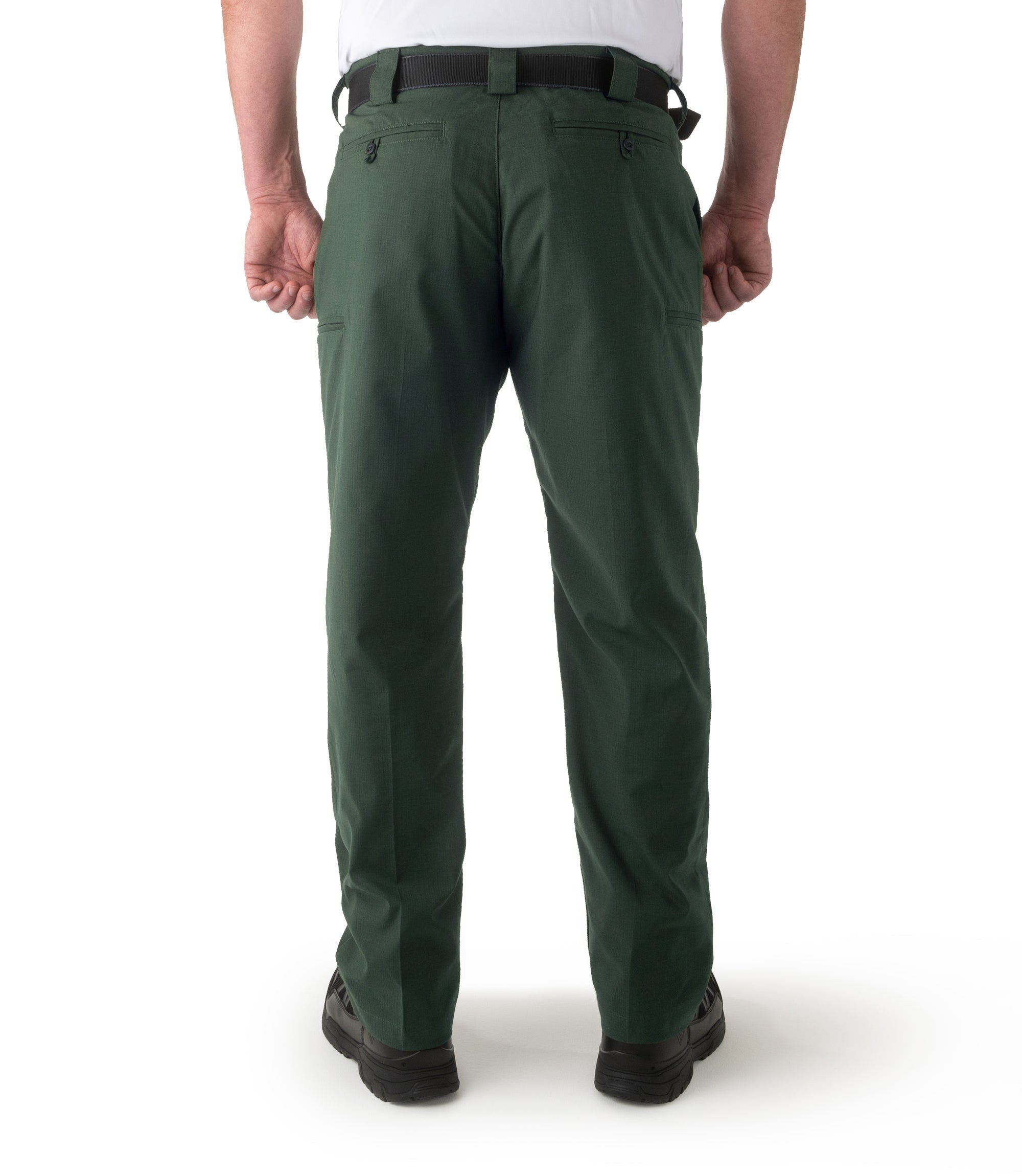 Back of Men's V2 PRO DUTY 6 Pocket Pant in Spruce Green |color_spruce green