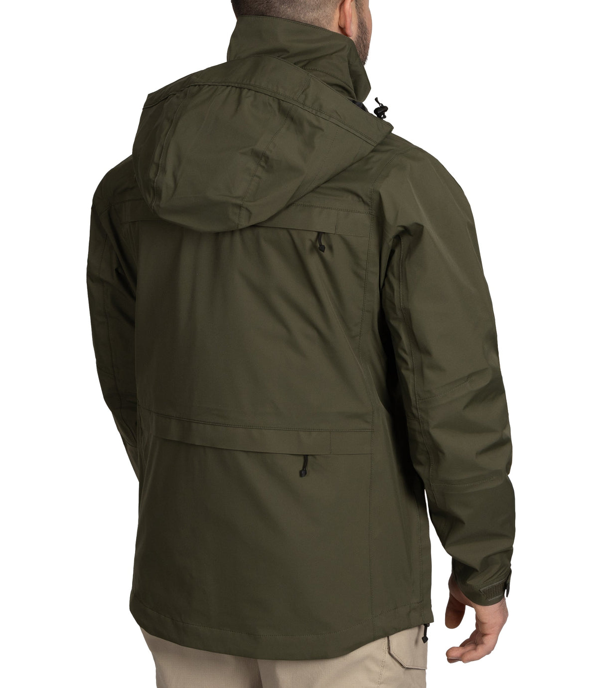 Side of Men's Tactix 3-In-1 System Parka in OD Green |color_od green