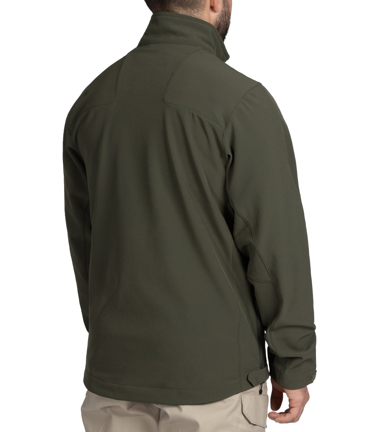 Side of Men's Tactix 3-In-1 System Parka in OD Green |color_od green