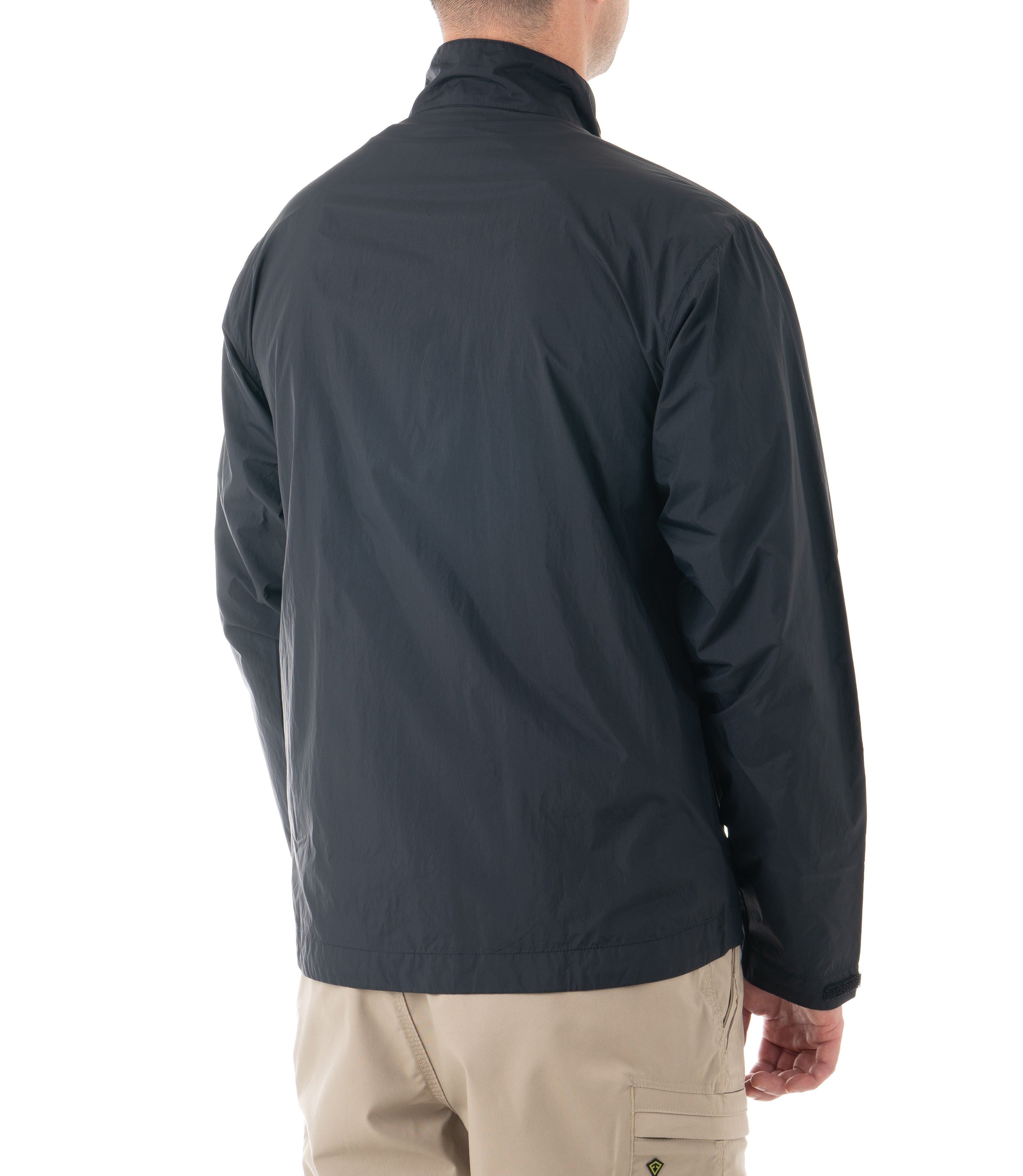 Side of Men's Pack-It Jacket in Midnight Navy |color_midnight navy