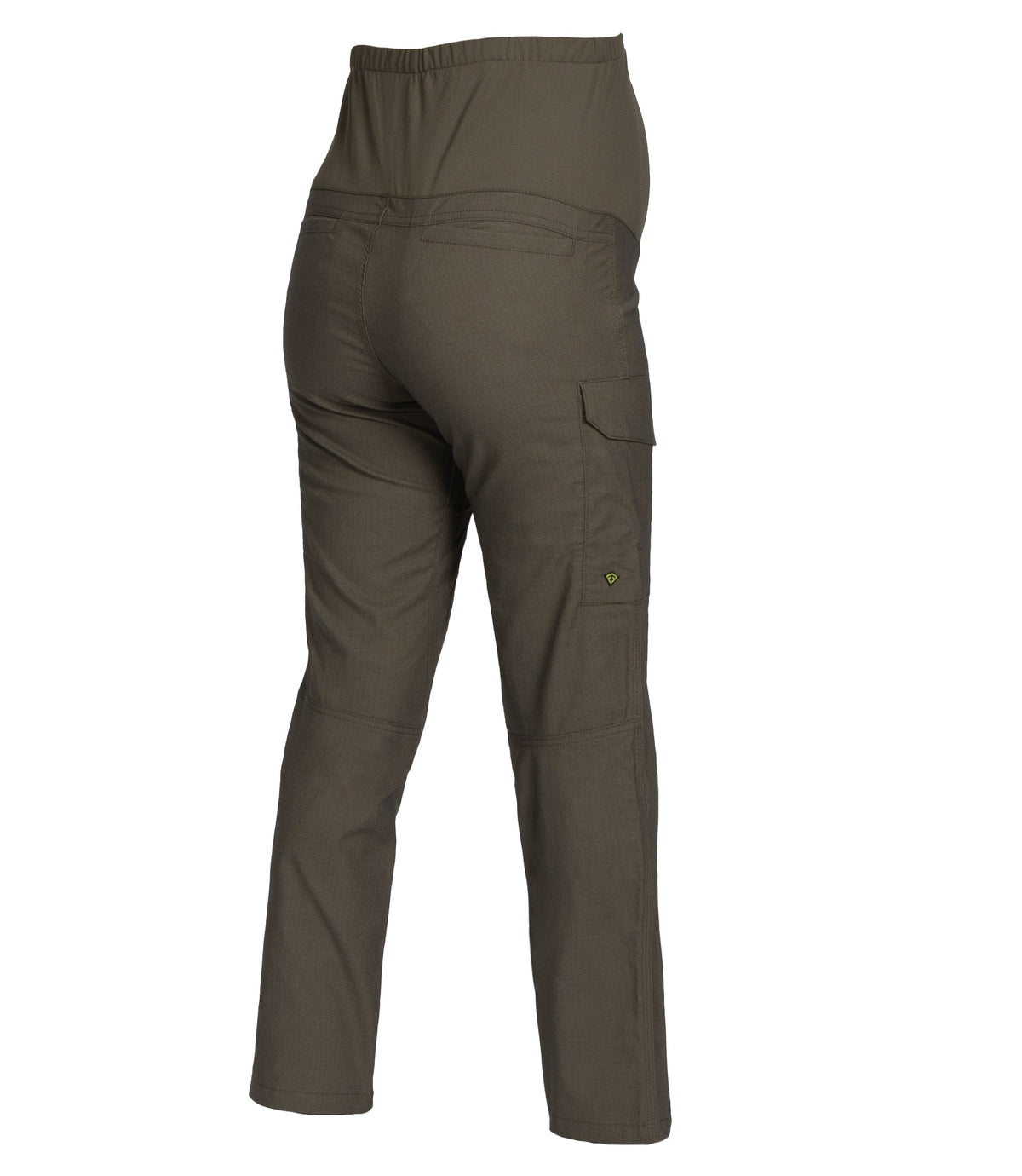 Ghosted Back of Women's V2 Tactical Maternity Pants in Ranger Green |color_ranger green