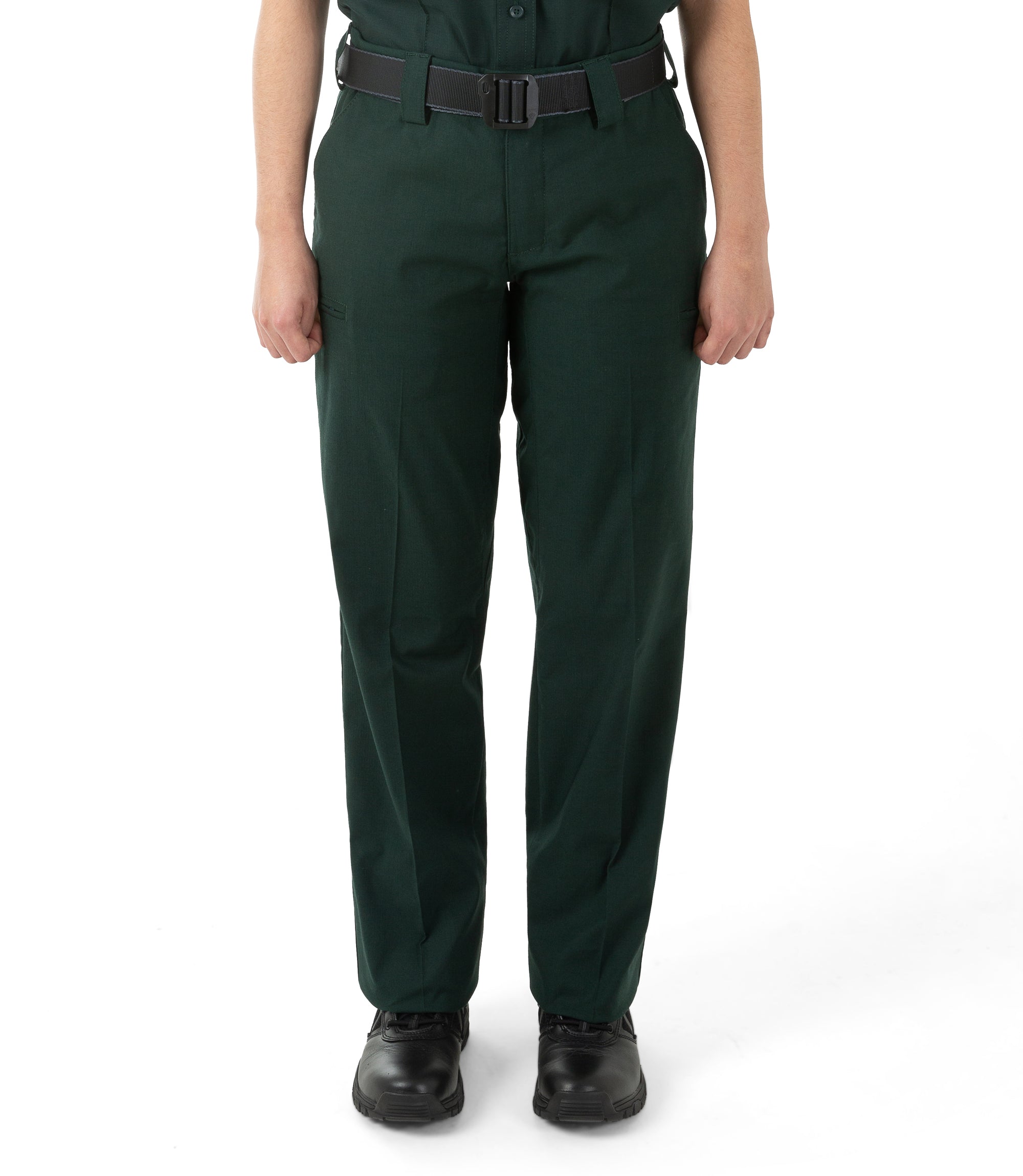 Front of Women's V2 PRO DUTY 6 Pocket Pant in Spruce Green |color_spruce green
