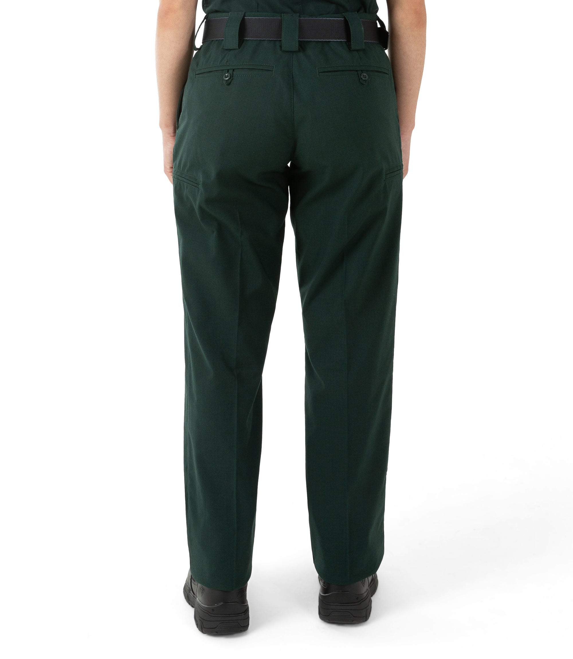 Back of Women's V2 PRO DUTY 6 Pocket Pant in Spruce Green |color_spruce green