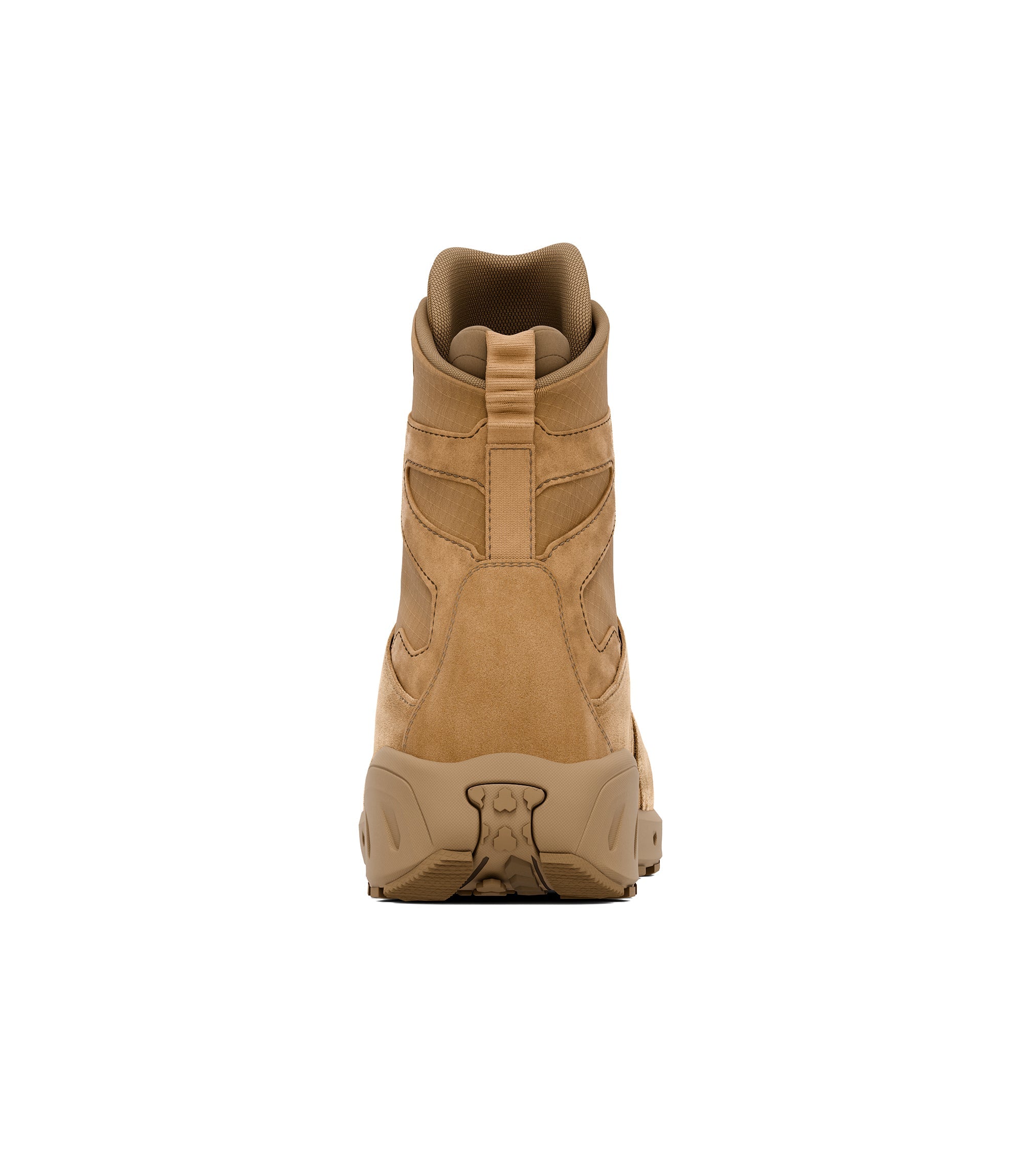 Back side view of boot in color coyote|color_coyote
