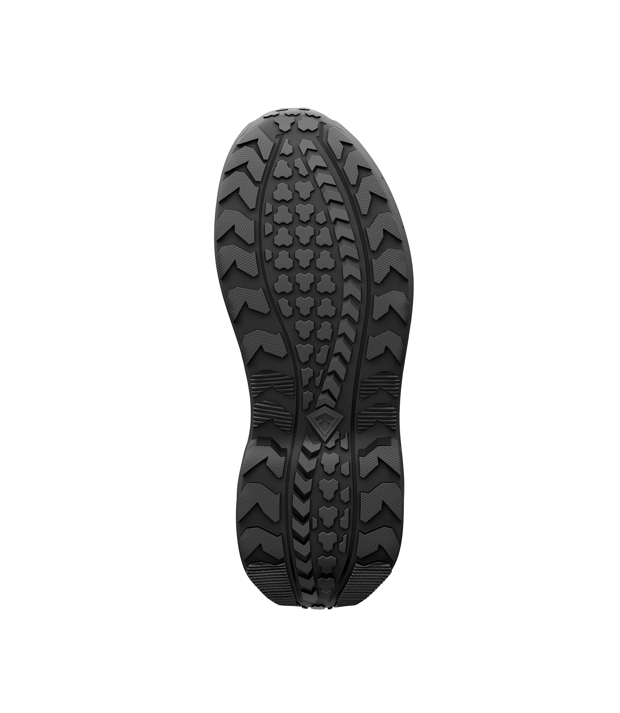 Botton sole photo of Men's 8" AERO-TAC Safety Toe Side-Zip Boot in black|color_black