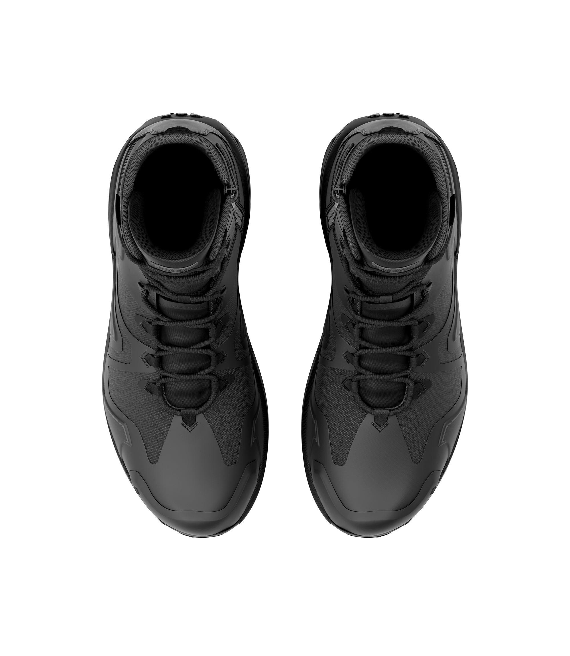 Top view photo of Men's 8" AERO-TAC H?O Side-Zip Boot in black|color_black