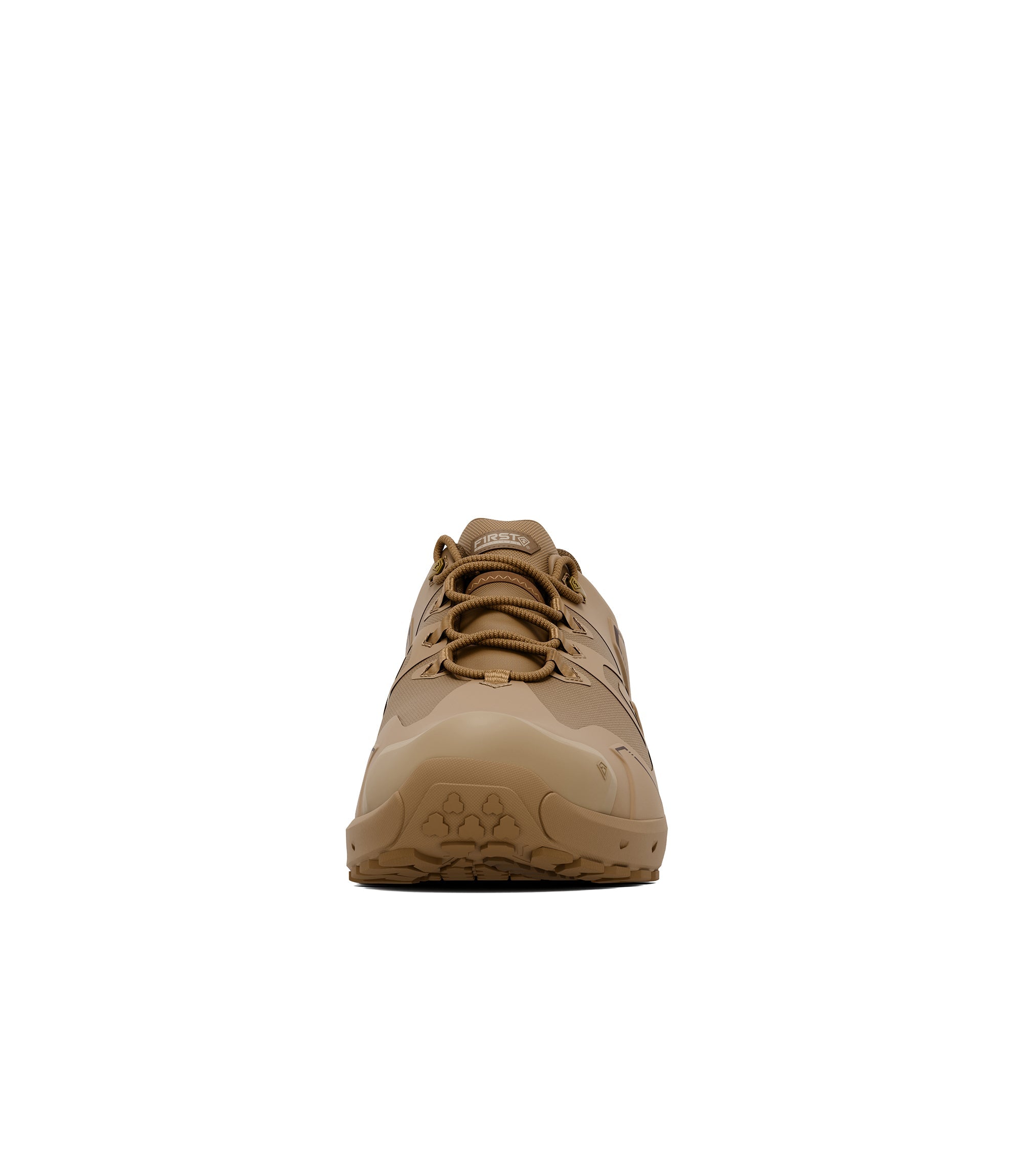 Front view of 3 inch AERO-TAC low boot in color coyote|color_coyote