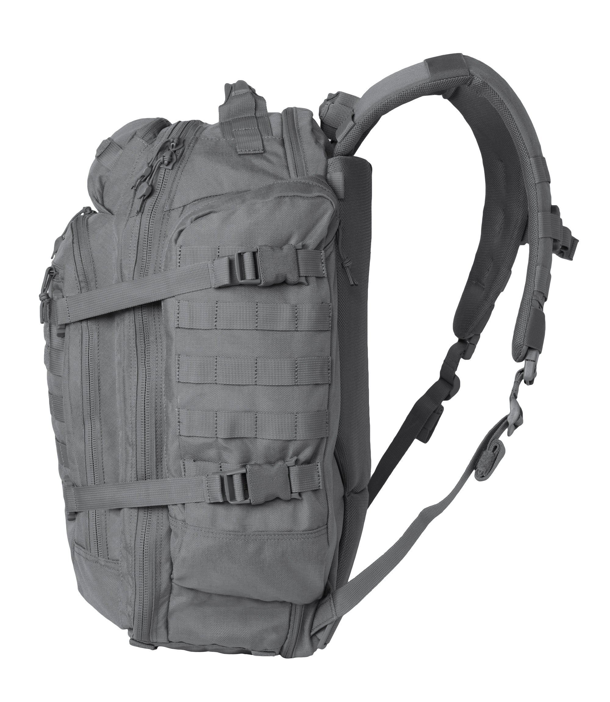Side of Specialist 3-Day Backpack 56L in Wolf Grey |color_wolf grey