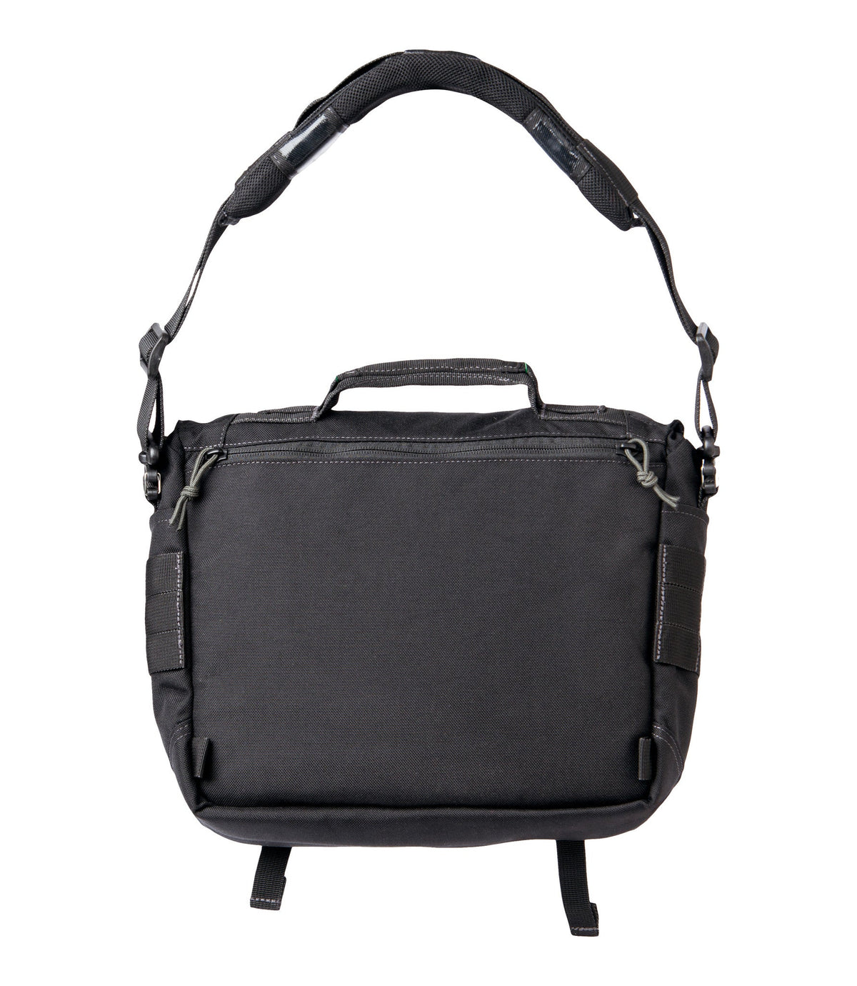 Back of Summit Side Satchel 8L in Black |color_black
