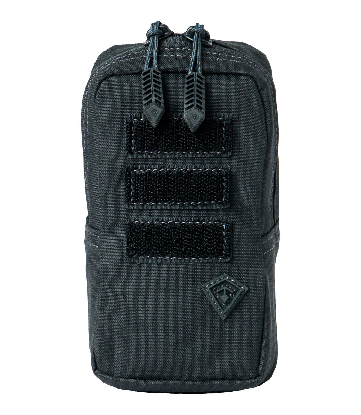 Front of Tactix Series 3x6 Utility Pouch in Black |color_black