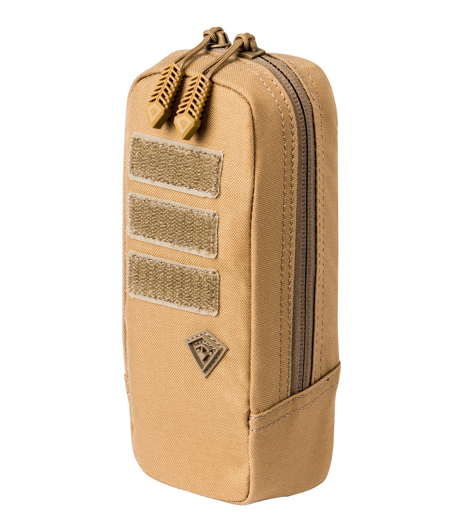Front of Tactix Series Eyewear Pouch in Coyote |color_coyote