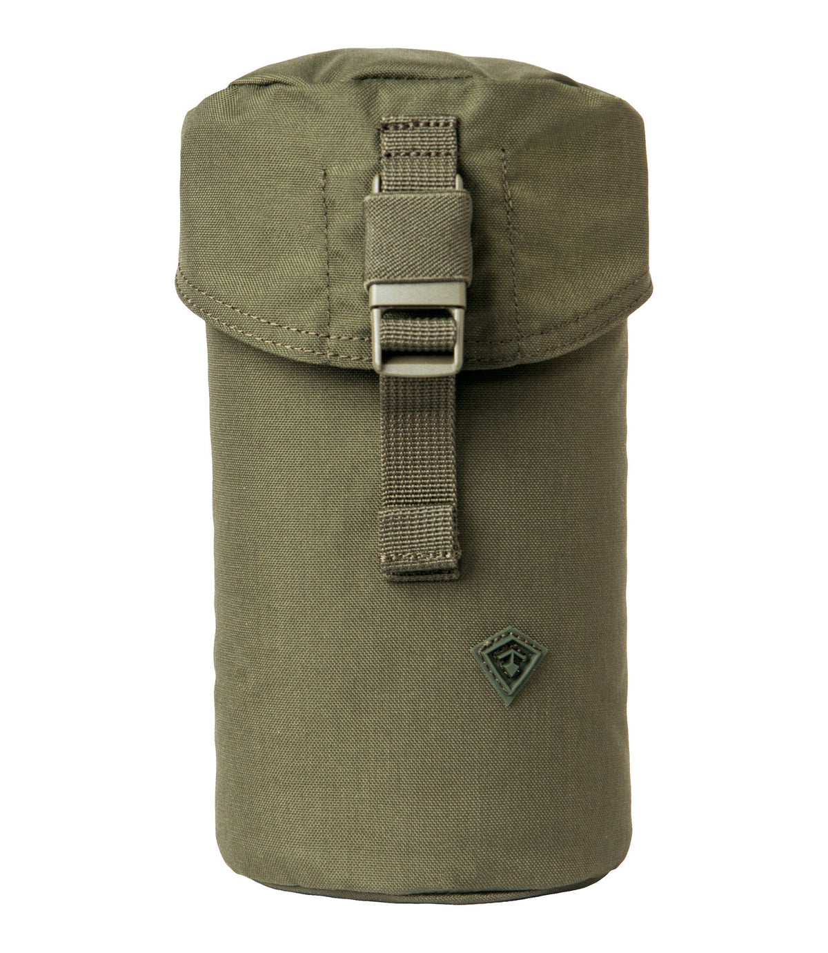 Front of Tactix Series Bottle Pouch 1.0 Liter in OD Green |color_od green