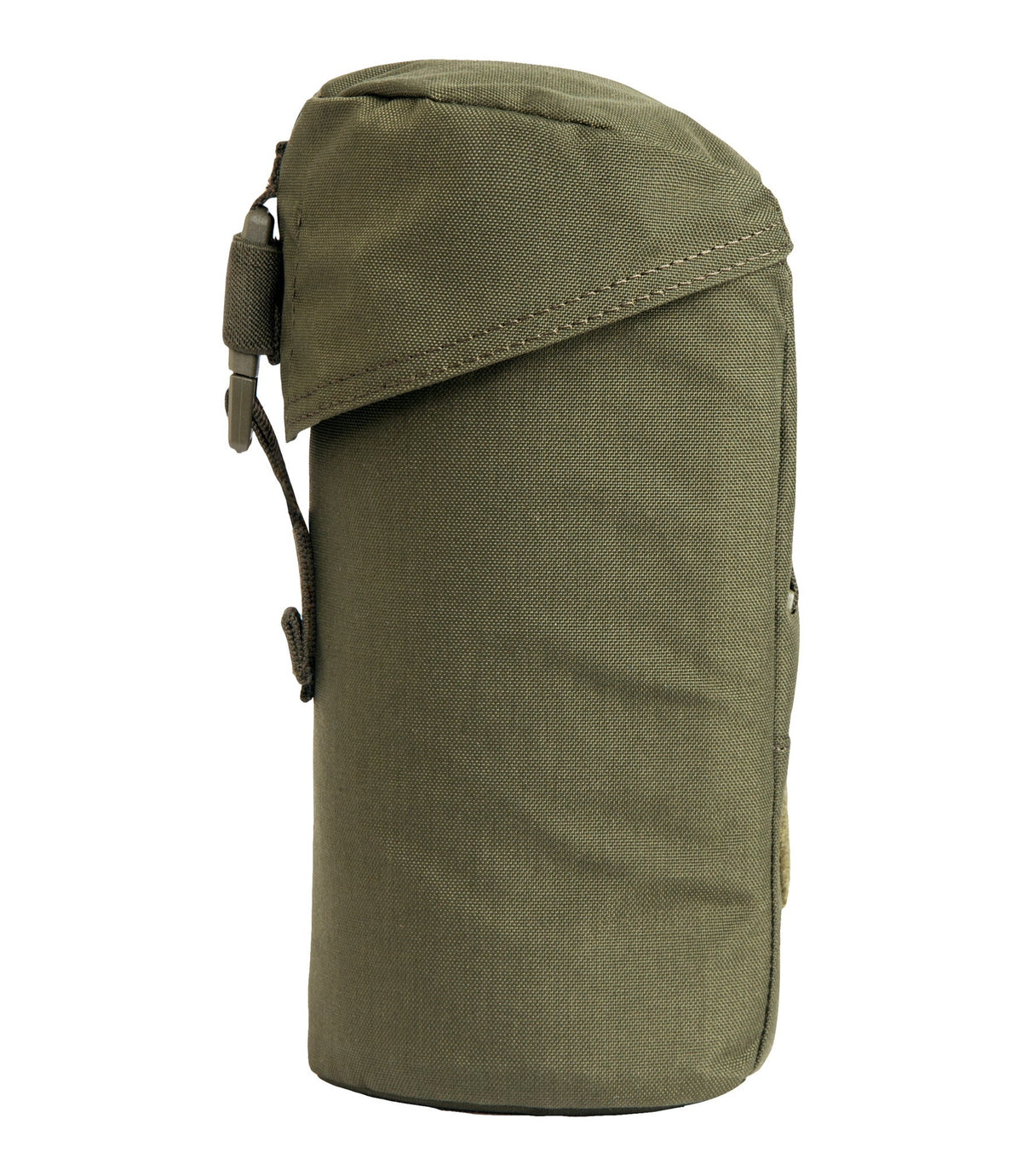 Side of Tactix Series Bottle Pouch 1.0 Liter in OD Green |color_od green