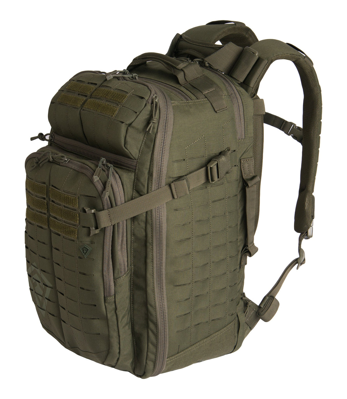 Front of Tactix 1-Day Plus Backpack 38L in OD Green |color_od green