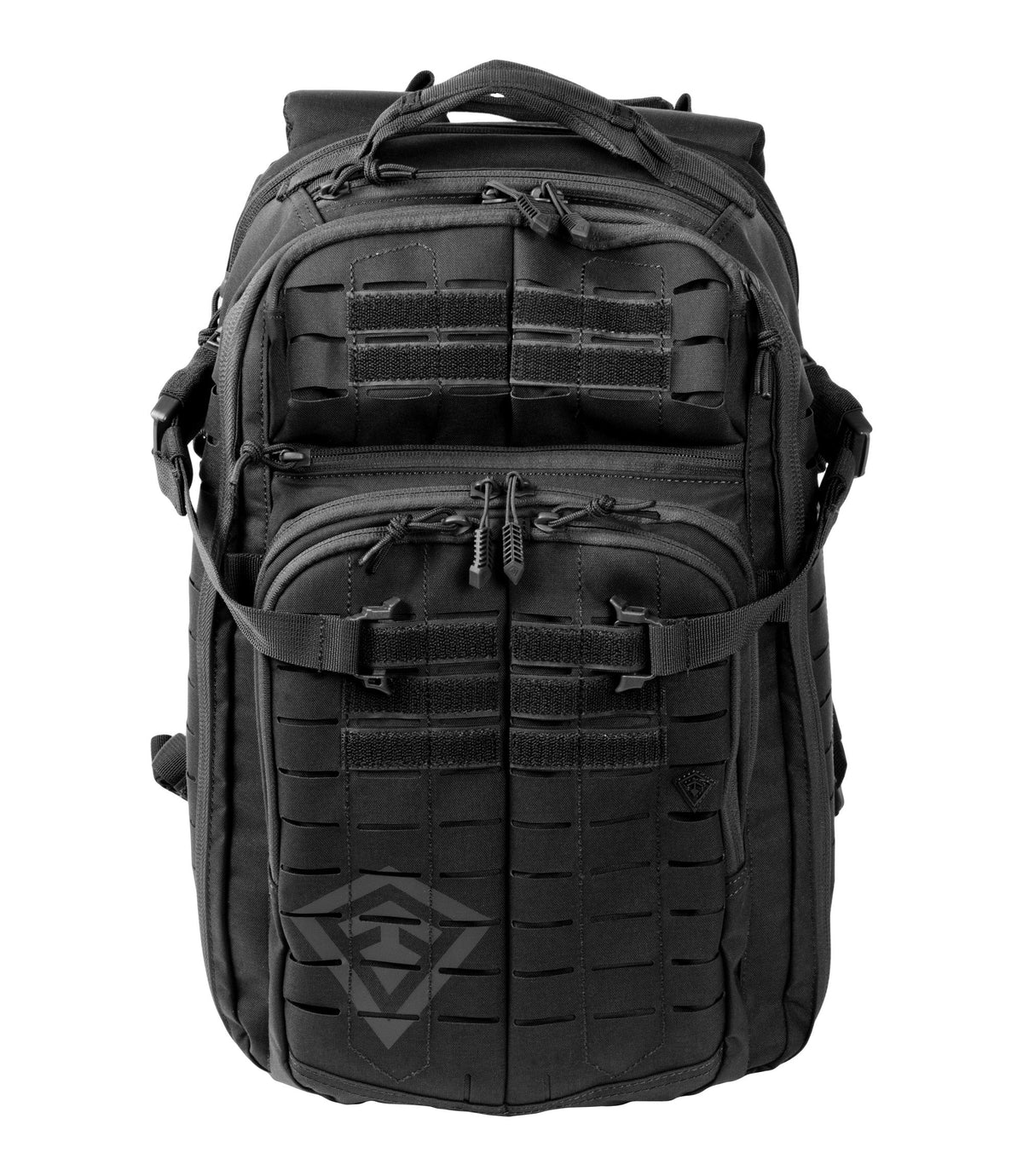 Front of Tactix Half-Day Plus Backpack 27L in Black |color_black