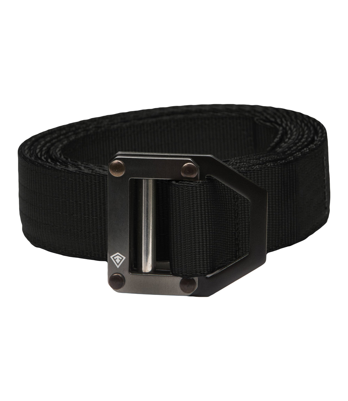 Front of Tactical Belt 1.5 in Black |color_black