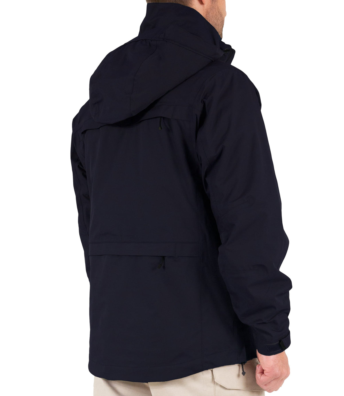 Side of Mens Tactix System Parka in Midnight Navy |color_midnight navy