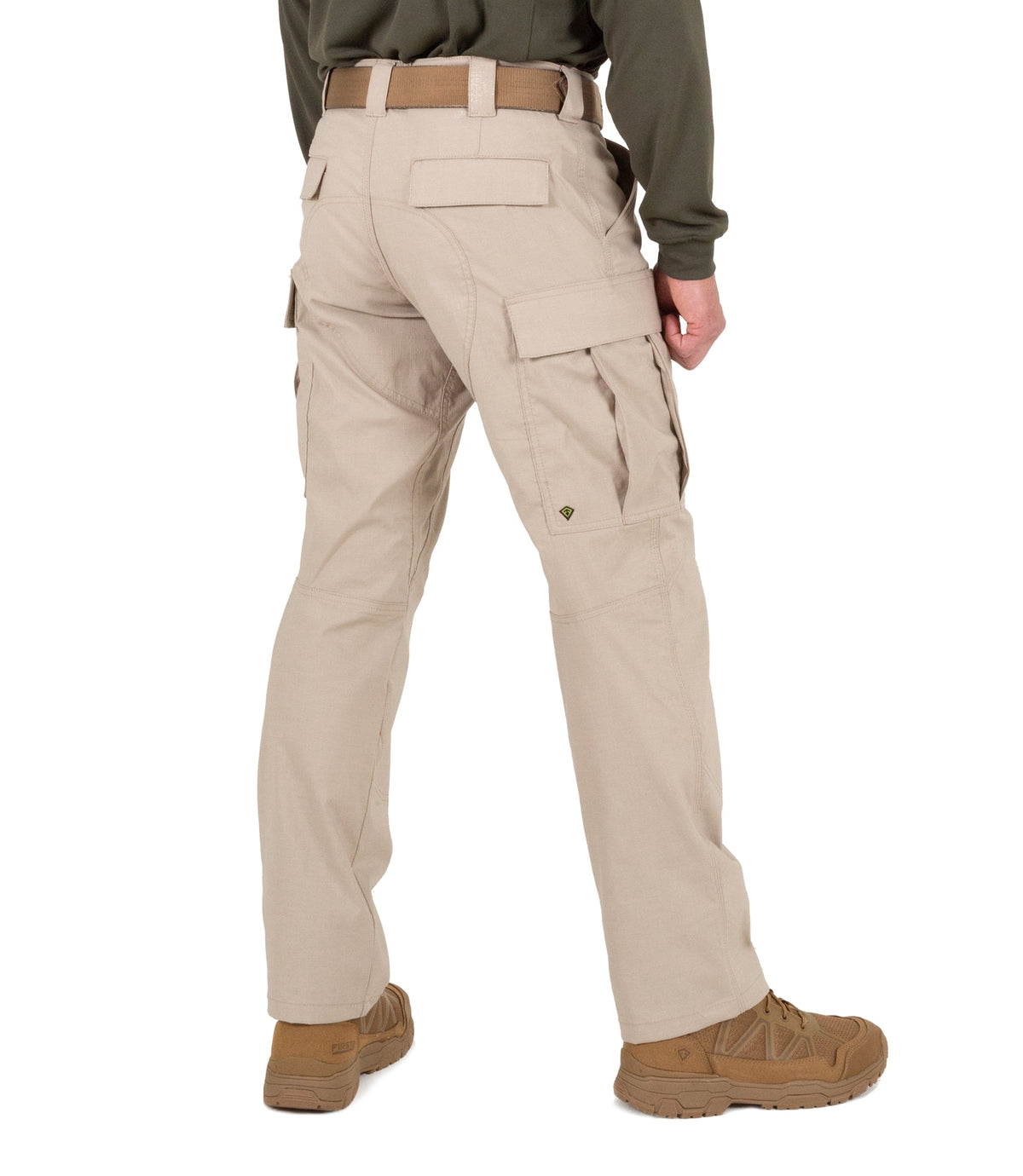 Side of Men's V2 BDU Pant in Khaki |color_khaki