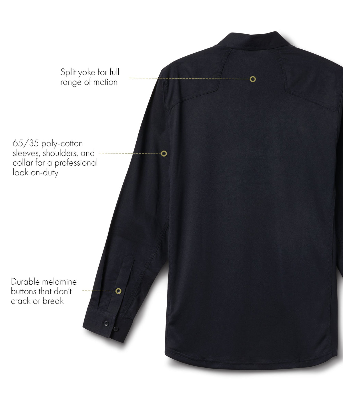 Callouts for Men's V2 Pro Performance Shirt in Midnight Navy |color_midnight navy