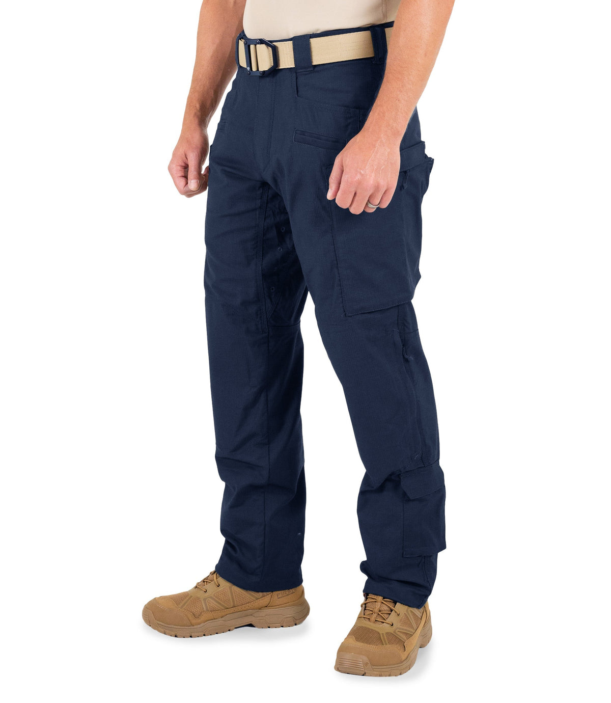 Side of Men's Defender Pants in Midnight Navy |color_midnight navy