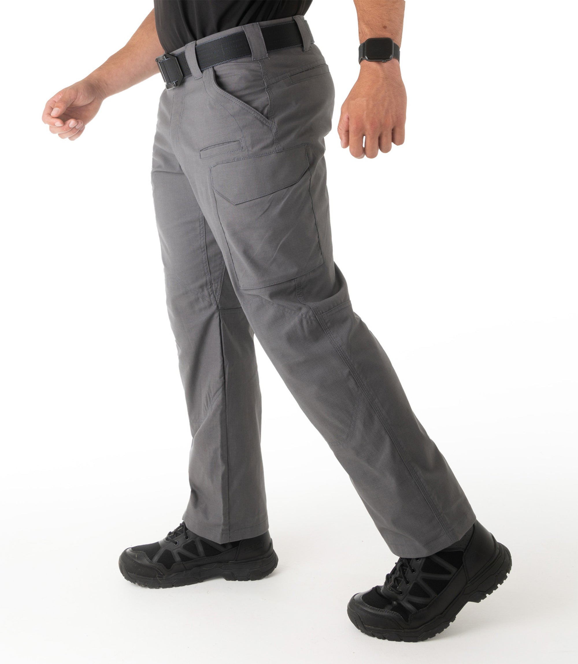 Side of Mens V2 Tactical Pants in Wolf Grey |color_wolf grey