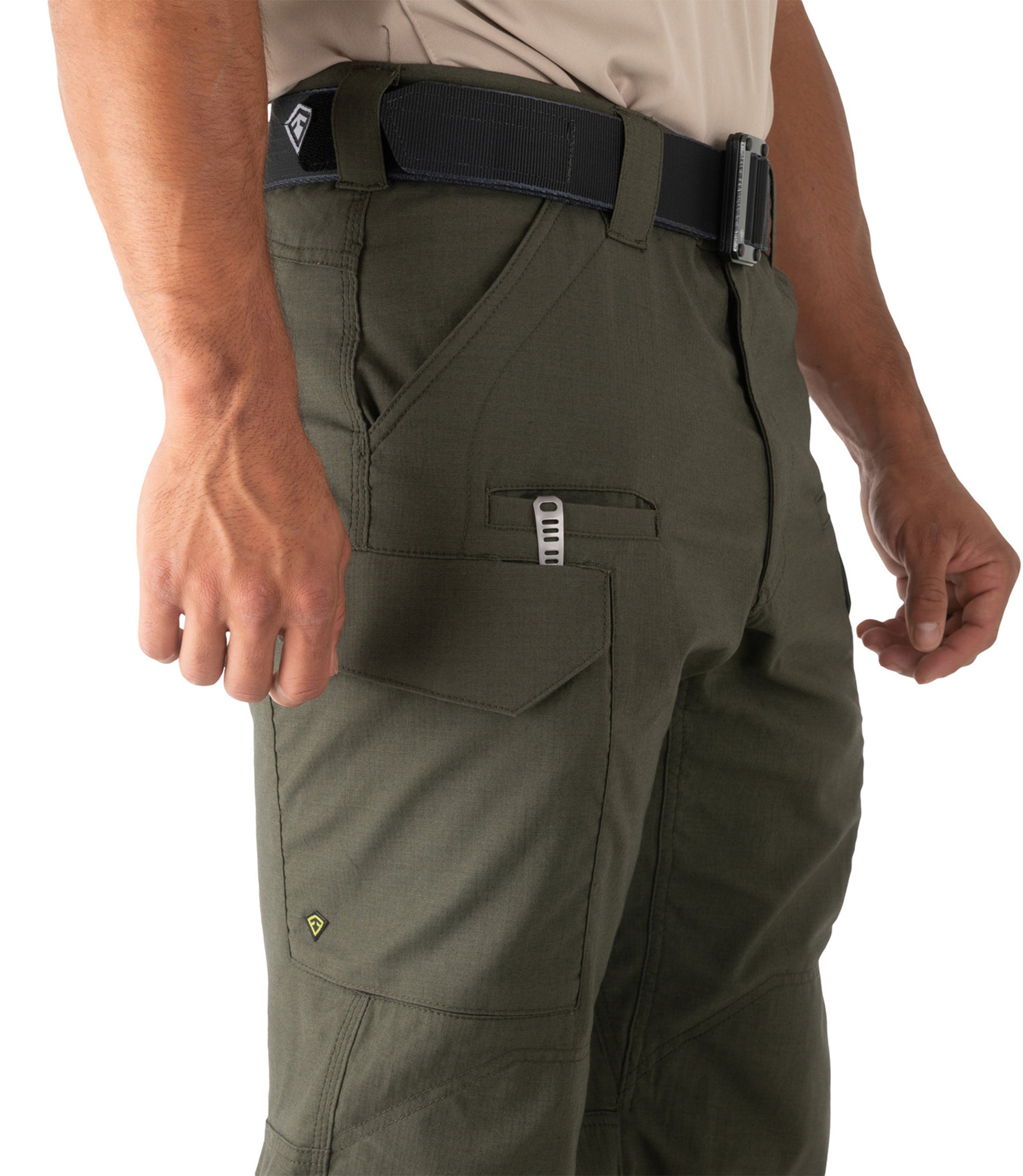 Pocket of Mens V2 Tactical Pants in OD Green |color_od green