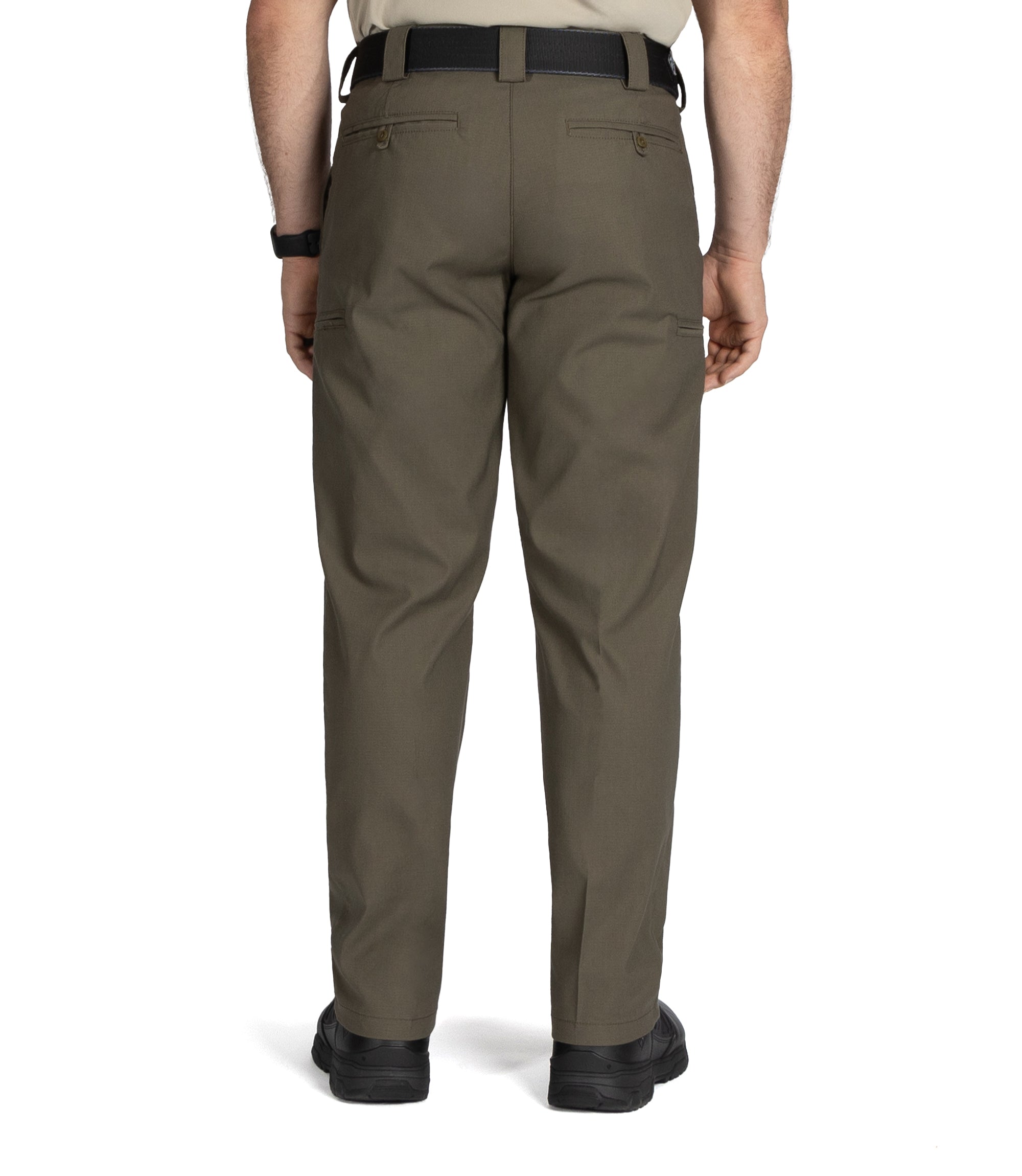 Back of Men's V2 PRO DUTY 6 Pocket Pant in Ranger Green |color_ranger green