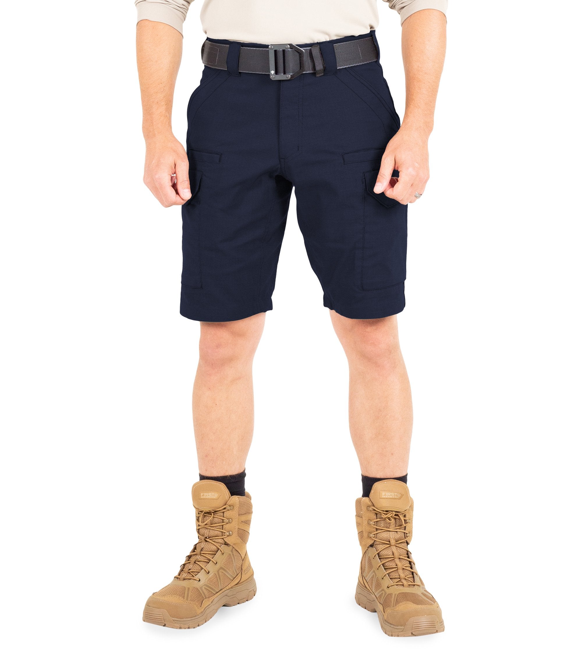 Front of Men's V2 Tactical Short in Midnight Navy |color_midnight navy