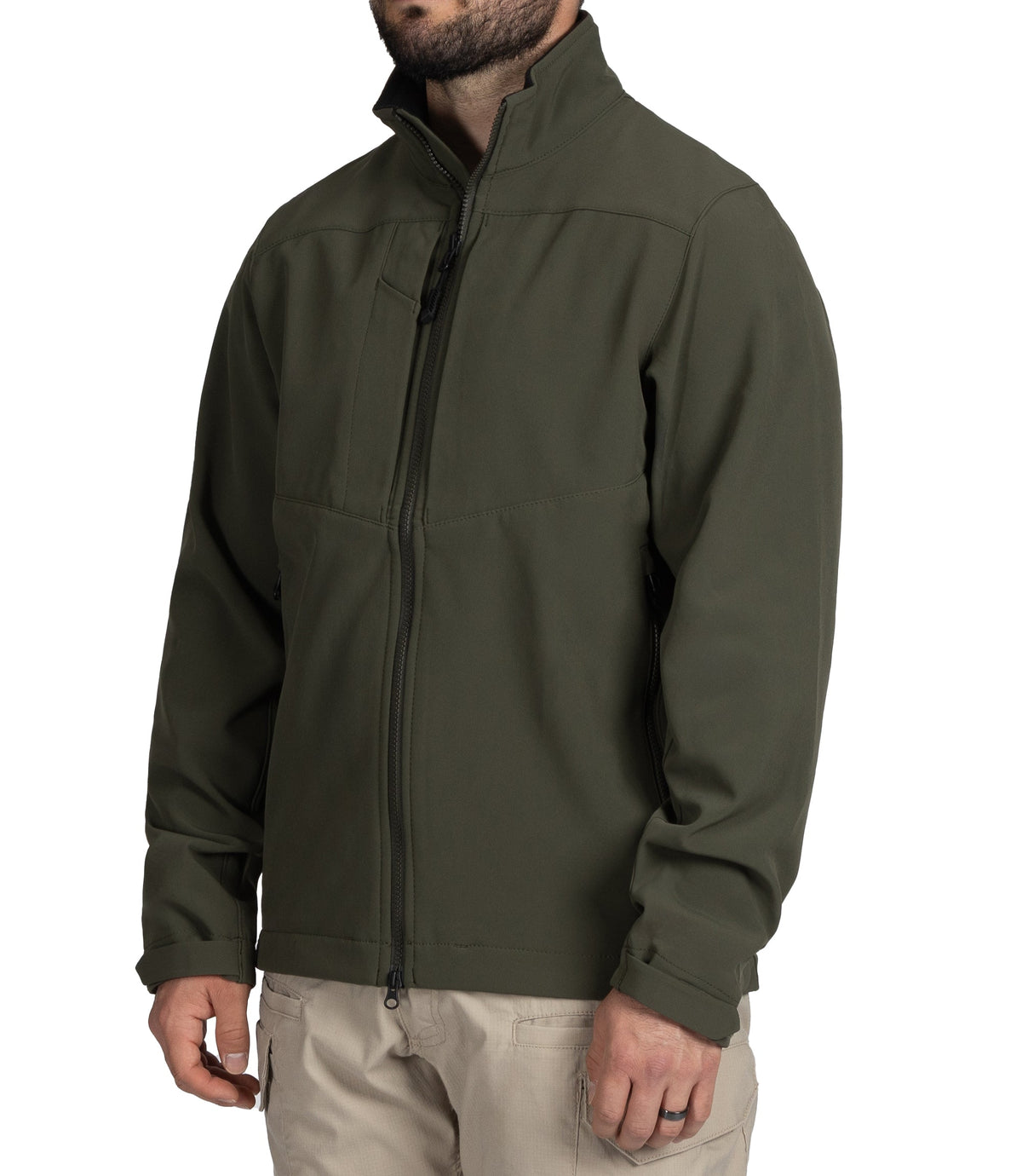 Side of Men's Tactix 3-In-1 System Parka in OD Green |color_od green