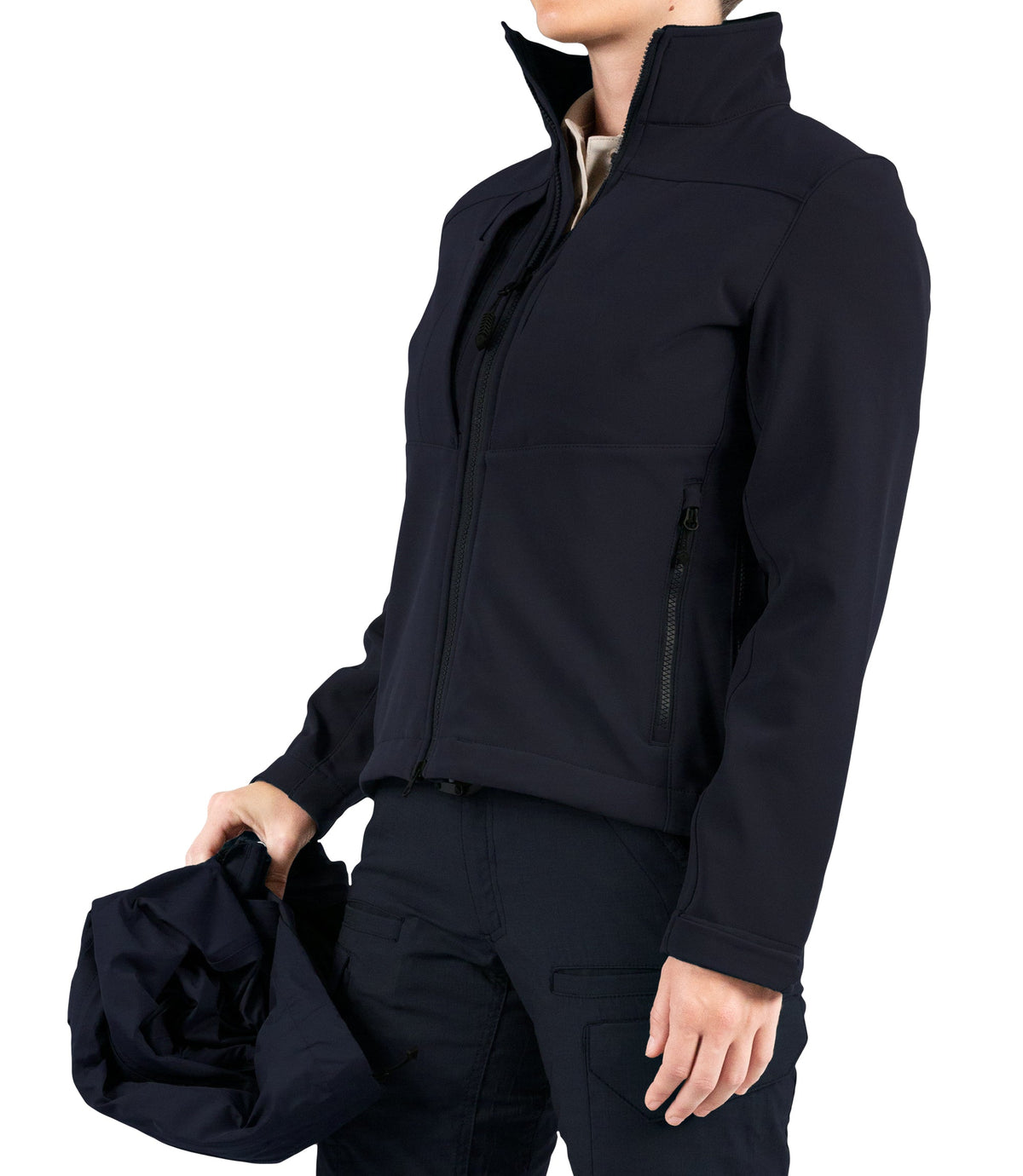 Softshell Jacket for Womens Tactix 3-In-1 System Jacket in Midnight Navy|color_midnight navy