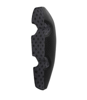 Right inside 1/4 view of internal knee pads in color black|color_black