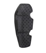 Left inside 1/4 view of internal knee pads in color black|color_black