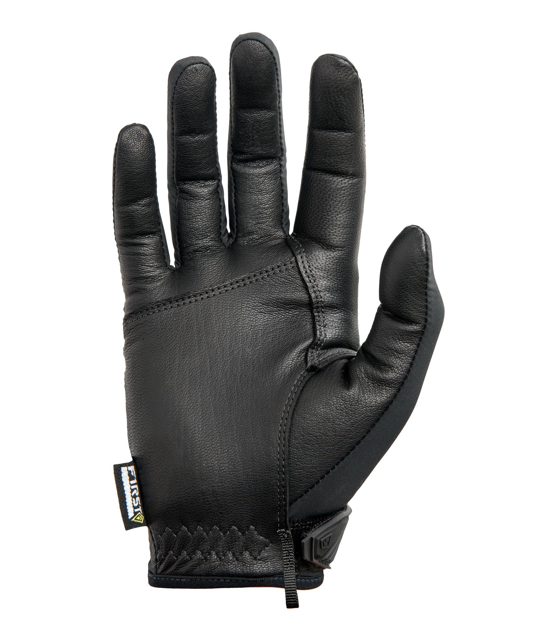 Palm of Womens Lightweight Patrol Glove in Black |color_black