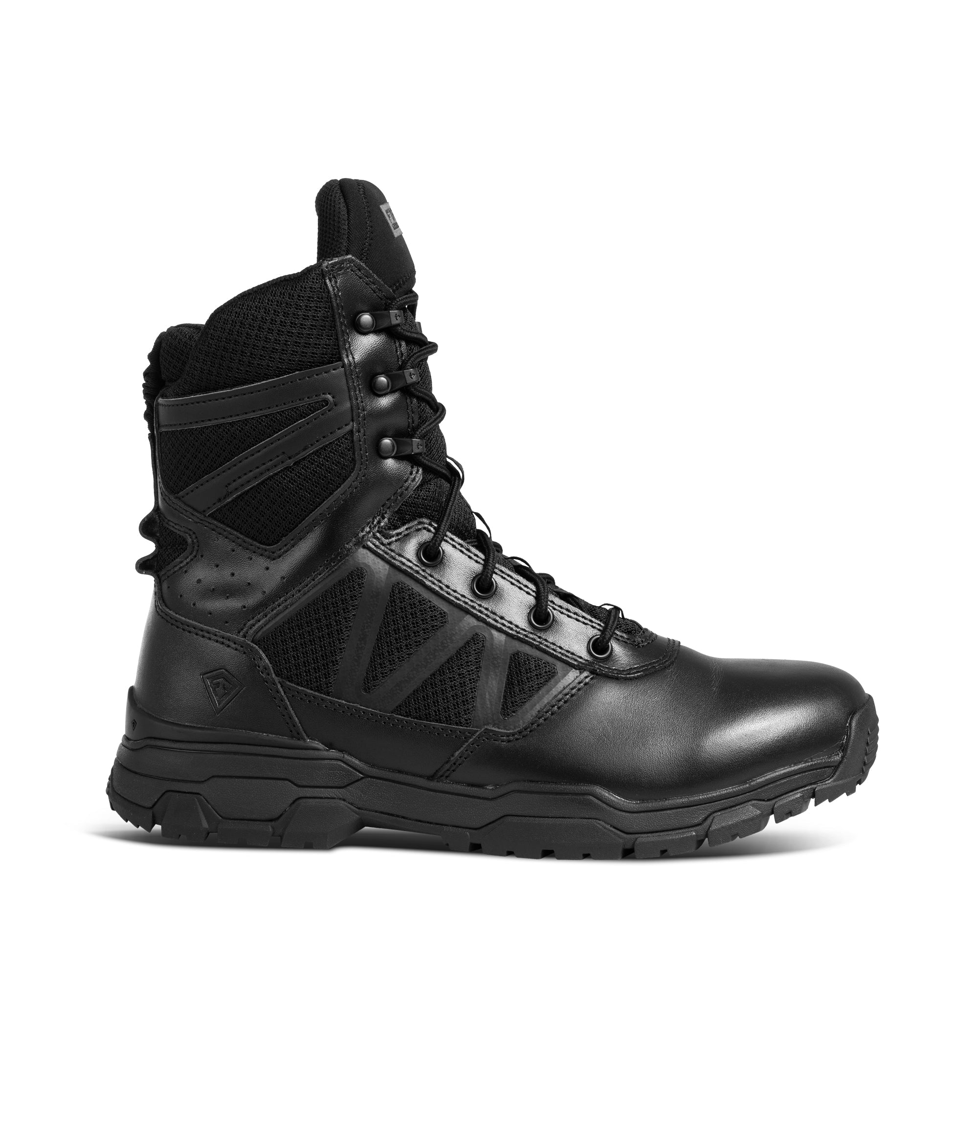 Right side view of Men's Urban Operator Side-Zip Boot in color black|color_black