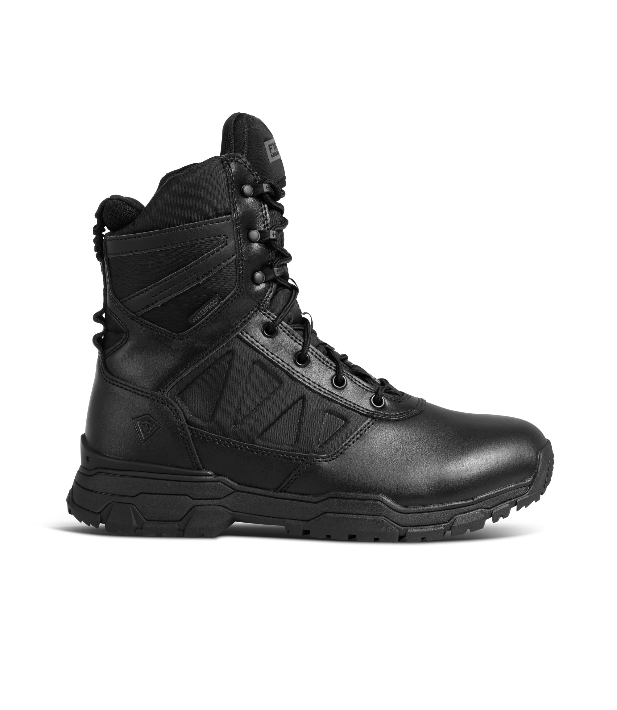 Right side view of Men's Urban Operator H?O Side-Zip Boot in color black|color_black