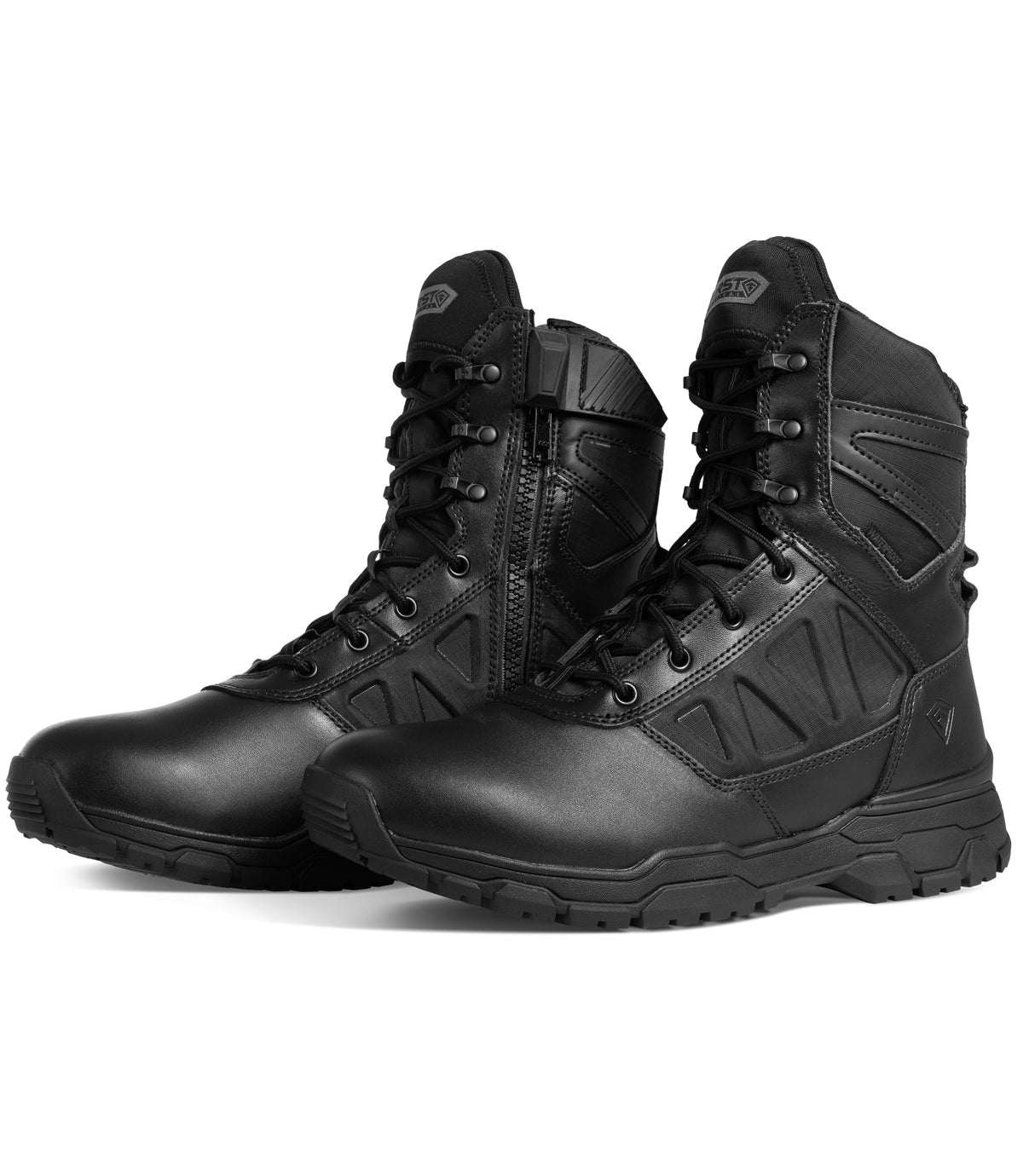 Side by side view of Men's Urban Operator H?O Side-Zip Boot in color black|color_black