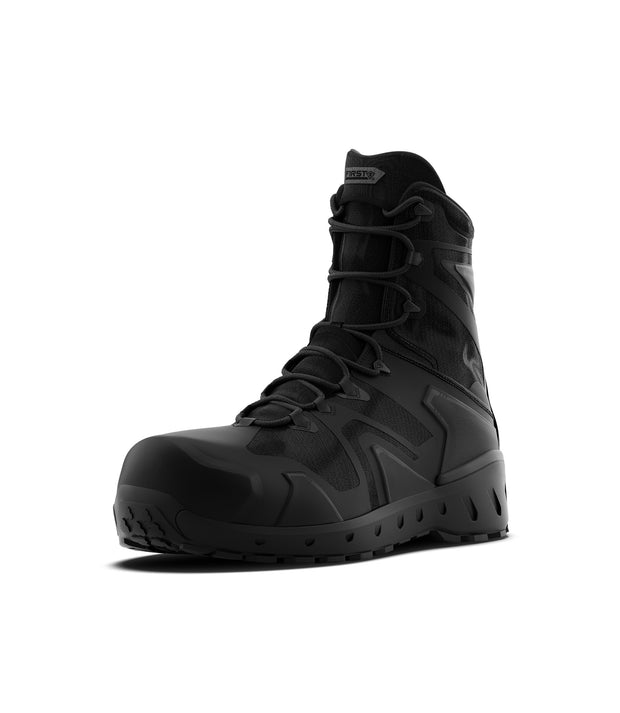 Photo of Men's 8" AERO-TAC™ Safety Toe Side-Zip Boot in the color Black