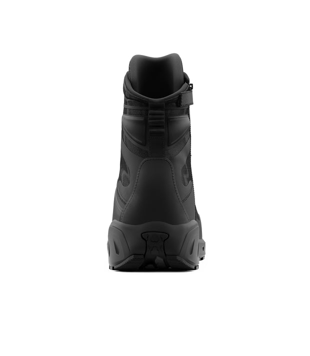 Photo of Men's 8" AERO-TAC™ Safety Toe Side-Zip Boot in the color Black - Back view