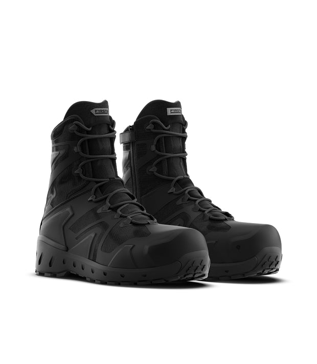 Photo of Men's 8" AERO-TAC™ Safety Toe Side-Zip Boot in the color Black