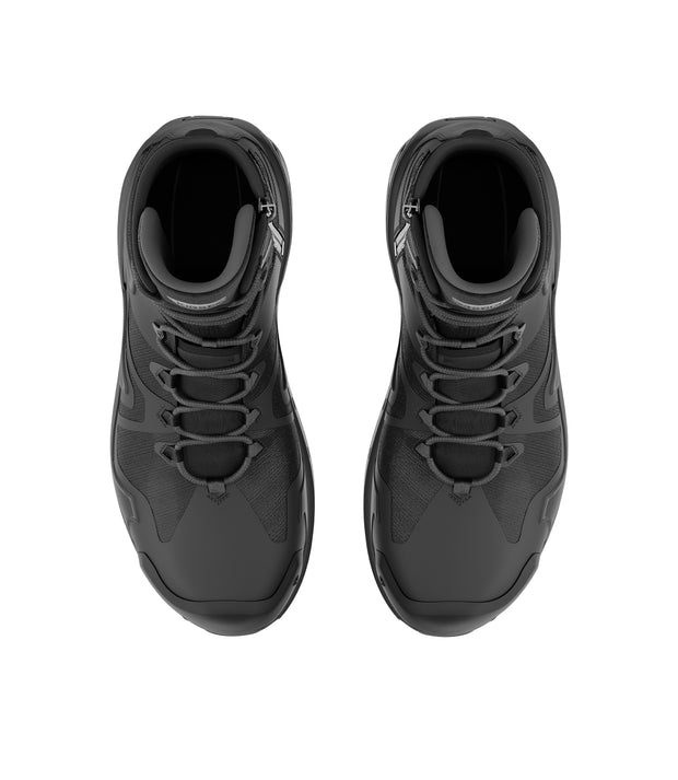 Photo of Men's 8" AERO-TAC™ Safety Toe Side-Zip Boot in the color Black - Top view