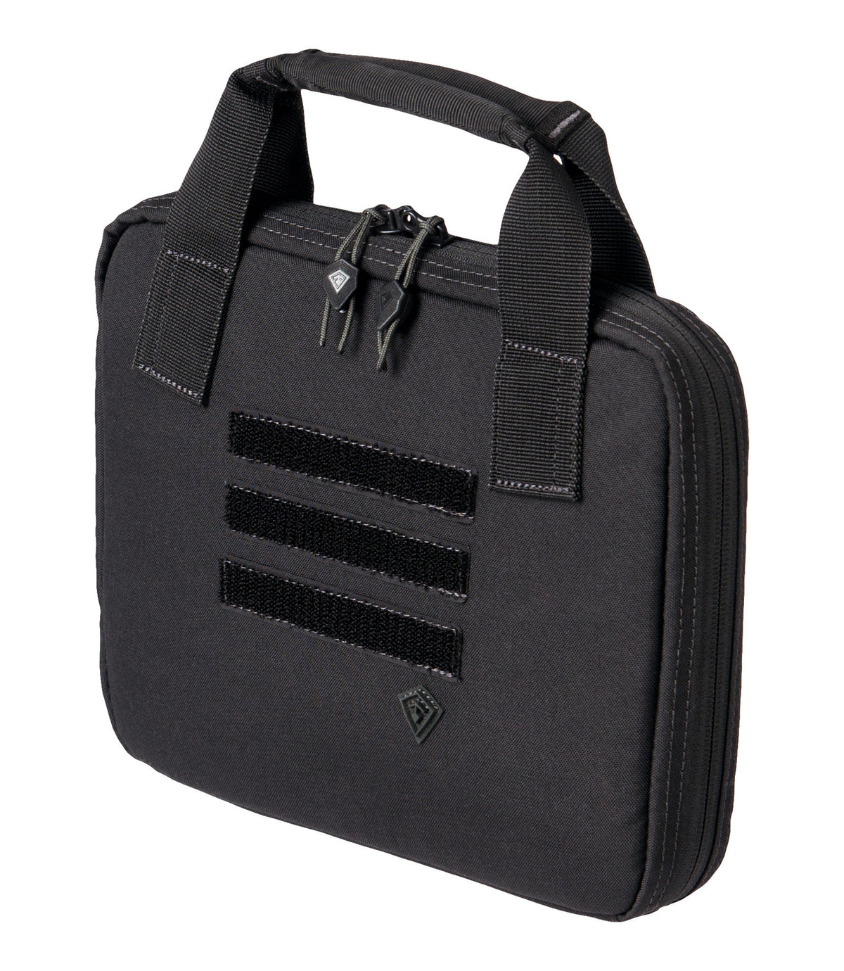 Front of Pistol Sleeve in Black |color_black