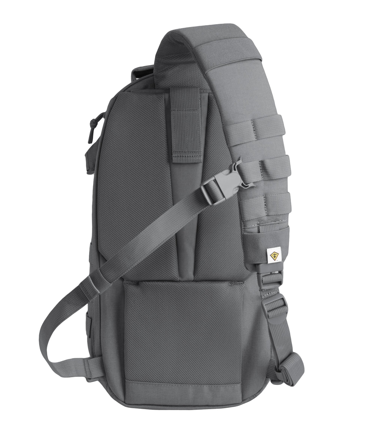 Back of Crosshatch Sling Pack 19L in Wolf Grey |color_wolf grey
