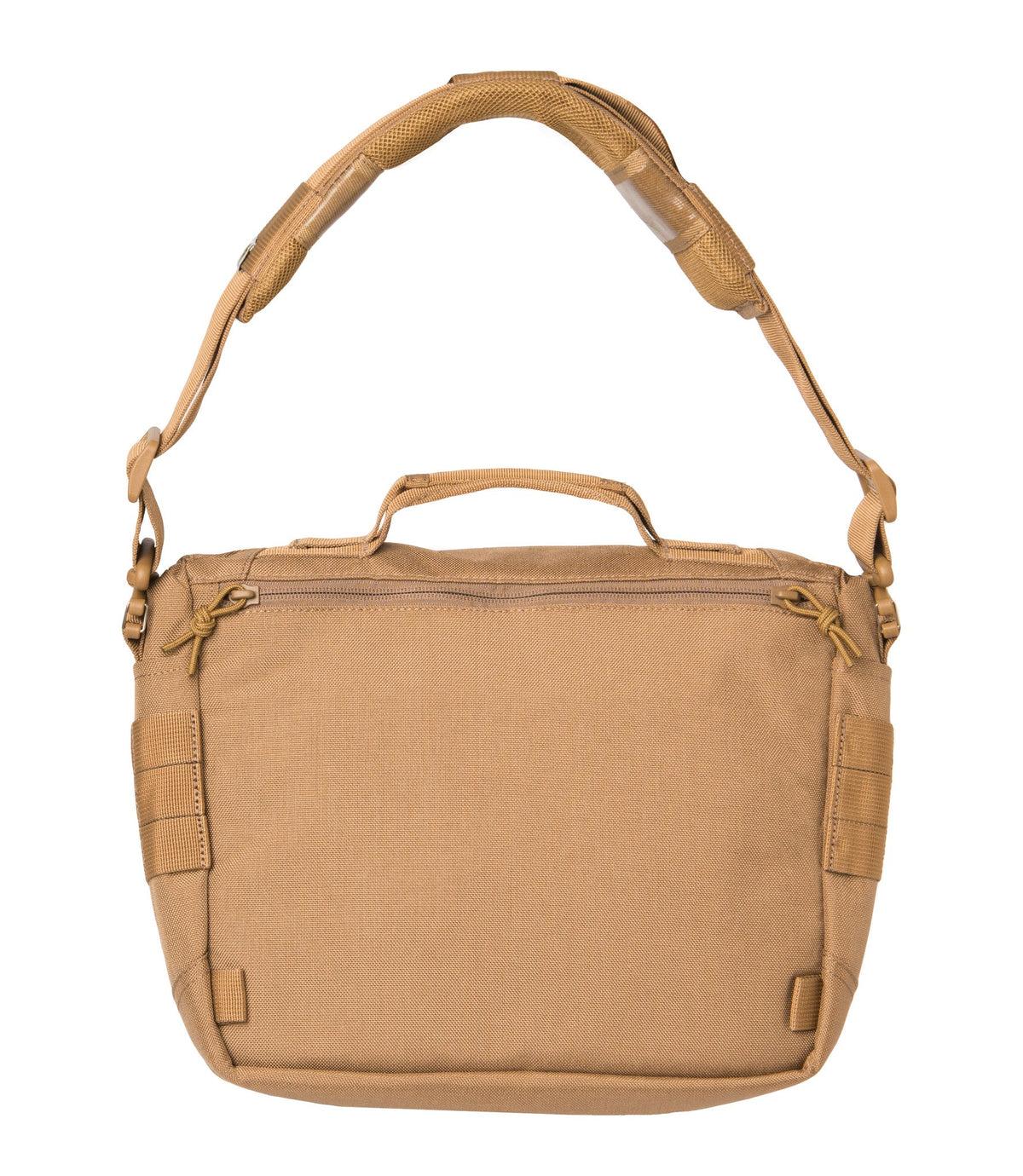 Back of Summit Side Satchel 8L in Coyote |color_coyote