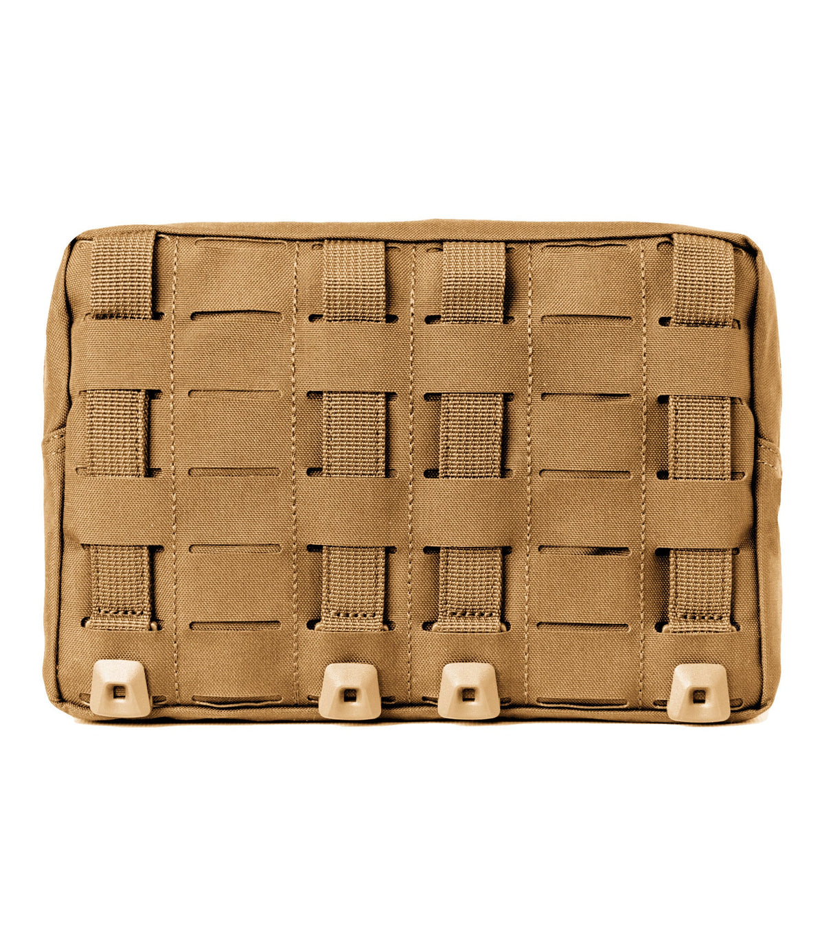 Back of Tactix Series 9x6 Utility Pouch in Coyote |color_coyote