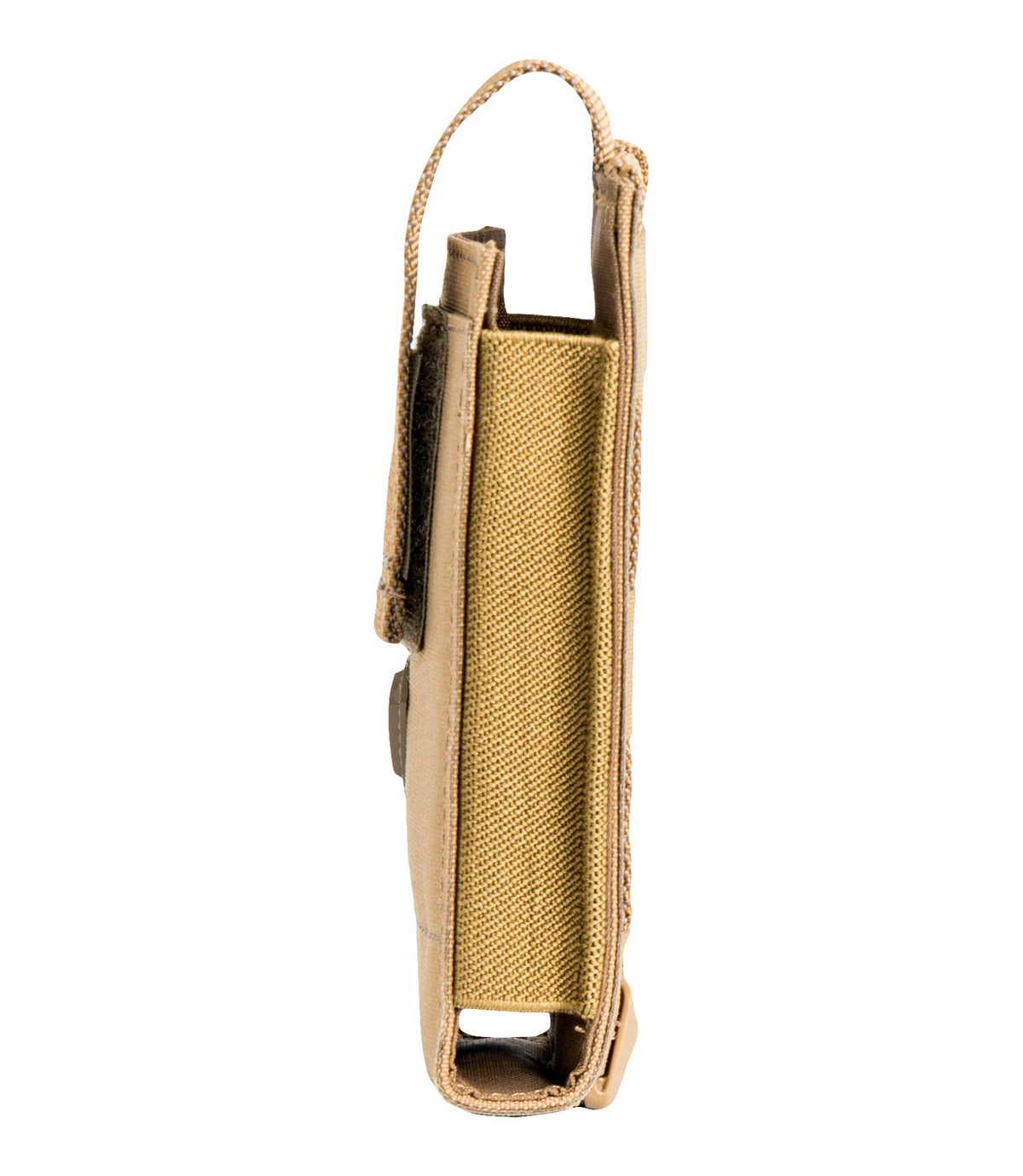 Side of Tactix Series Media Pouch - Medium in Coyote |color_coyote