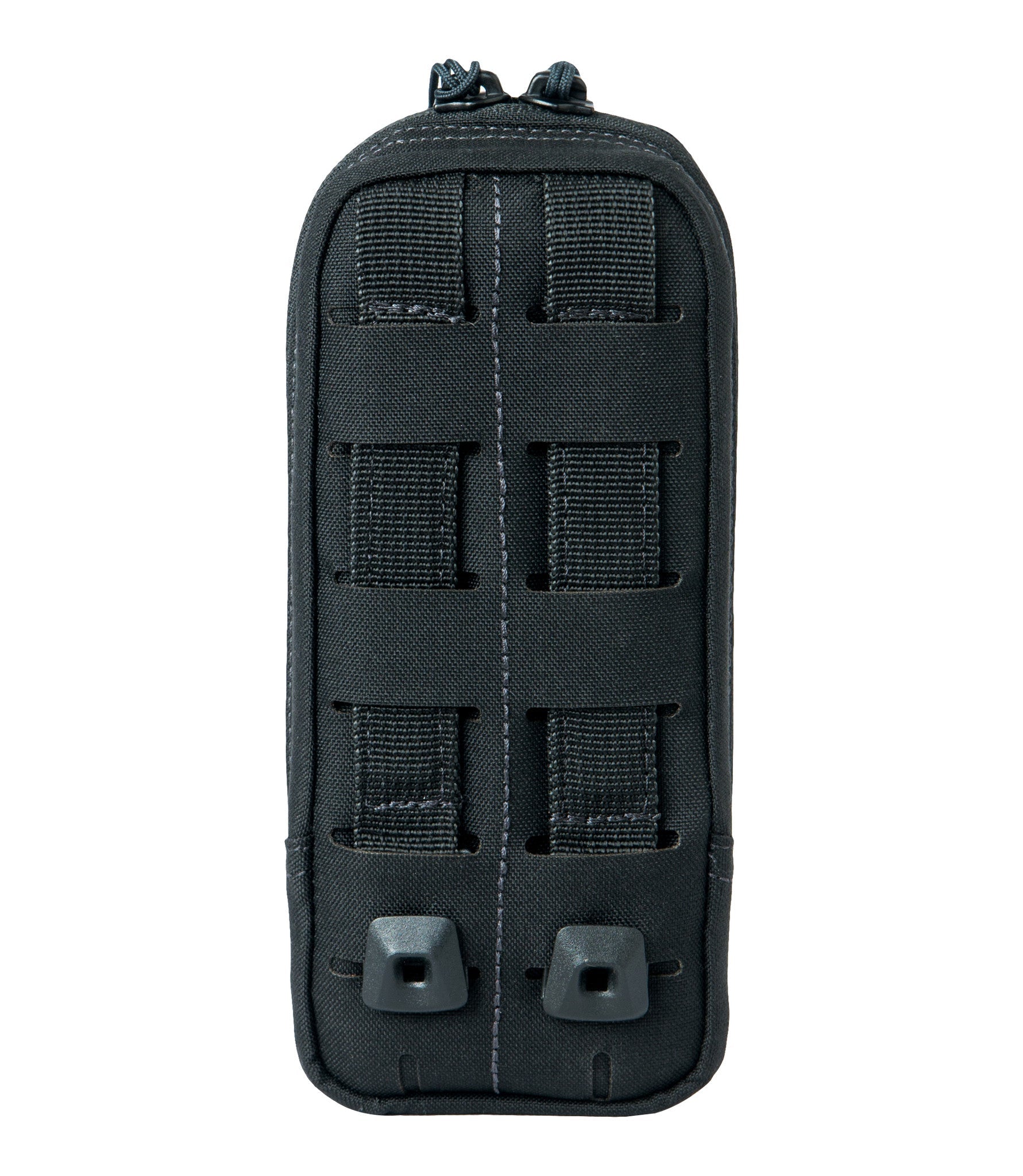 Back of Tactix Series Eyewear Pouch in Black |color_black