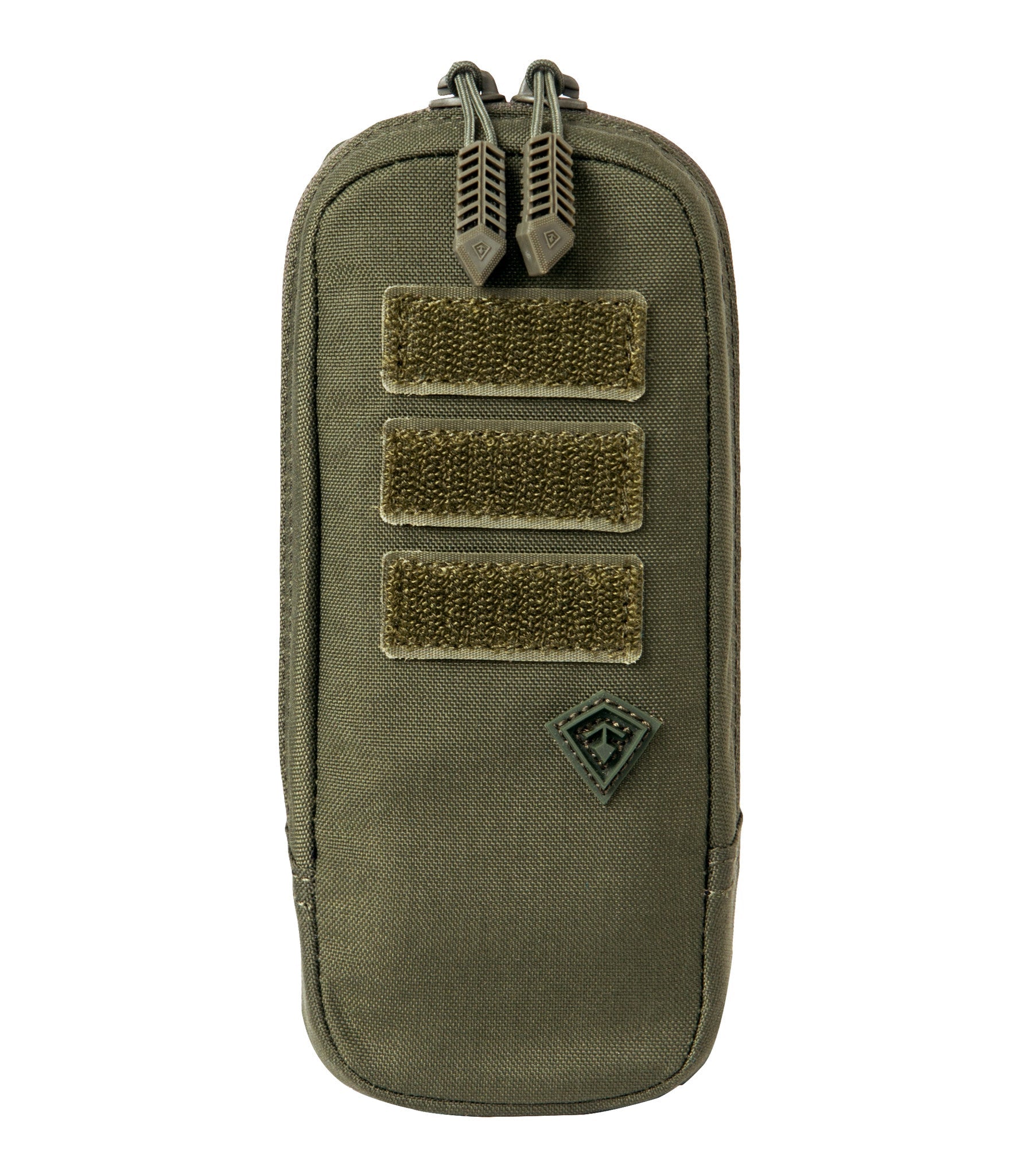 Front of Tactix Series Eyewear Pouch in OD Green |color_od green